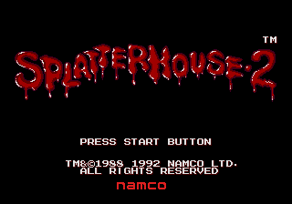 Splatter house 2【中古・genesis北米版】 Splatterhouse 2 (Sega Genesis, 1992) for sale online | eBay